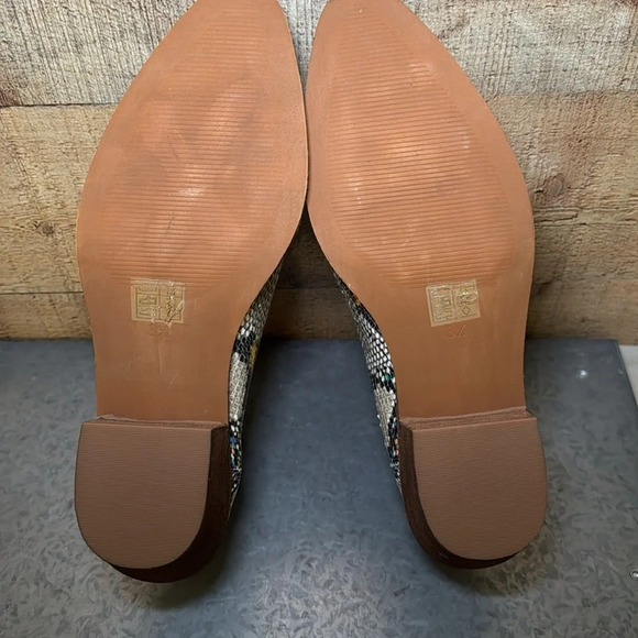 Madewell Myles Ankle Leather Boot Stamped Rainbow Snake Women’s size 8.5 - Picture 8 of 14